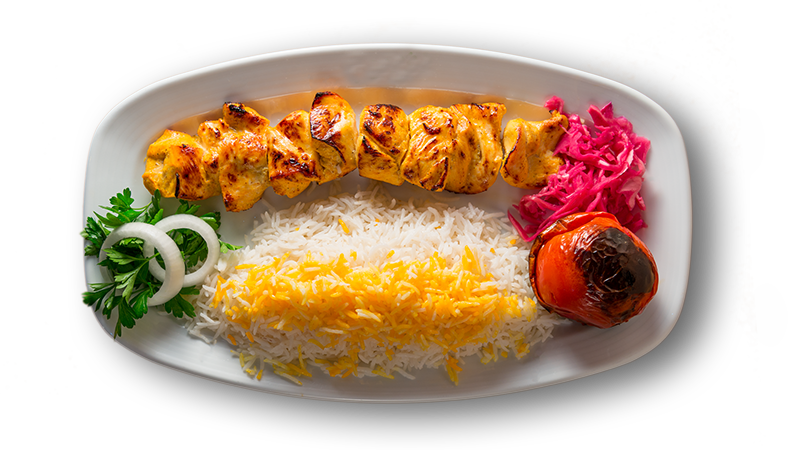 چلو کباب جوجه